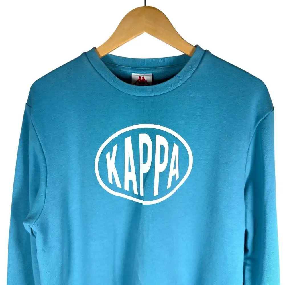 Kappa Big Spellout Logo Crewneck Sweatshirt Men’s L - Preppy Urban Streetwear - Picture 9 of 12